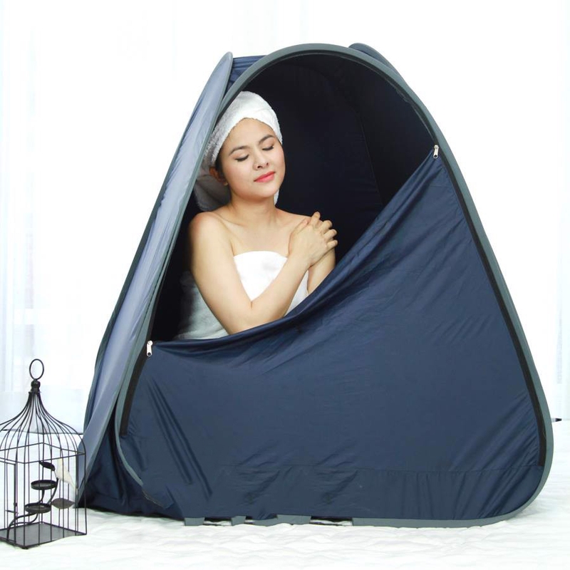 Xông hơi toàn thân sẽ giúp lỗ chân lông giãn nở, nhờ đó đào thải các độc tố ra khỏi cơ thể