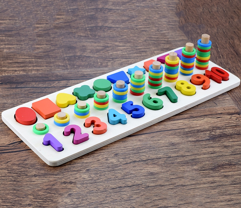 Đồ chơi đếm số bằng gỗ