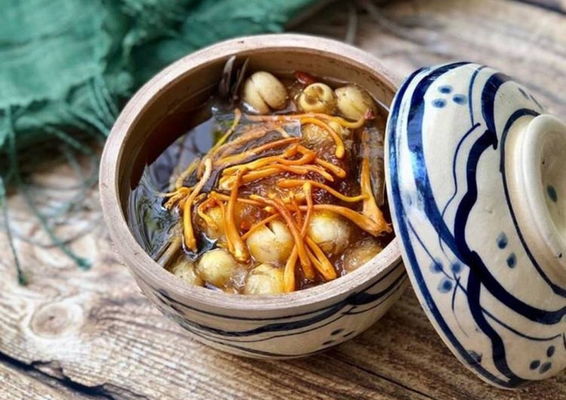 Không nên nấu quá chín đông trùng hạ thảo