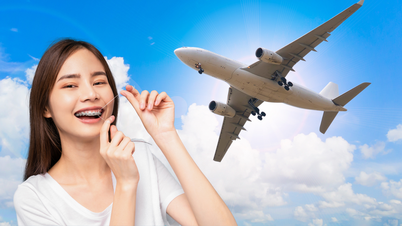 Niềng răng có đi máy bay được không? Một số lưu ý khi đi máy bay trong lúc niềng răng 5