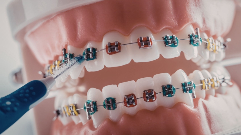 Sau khi niềng răng, các điểm cản trở khớp cắn được điều chỉnh