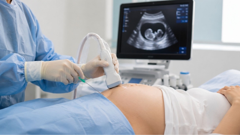 Sinh thiết gai nhau giúp xác định tình trạng thai nhi
