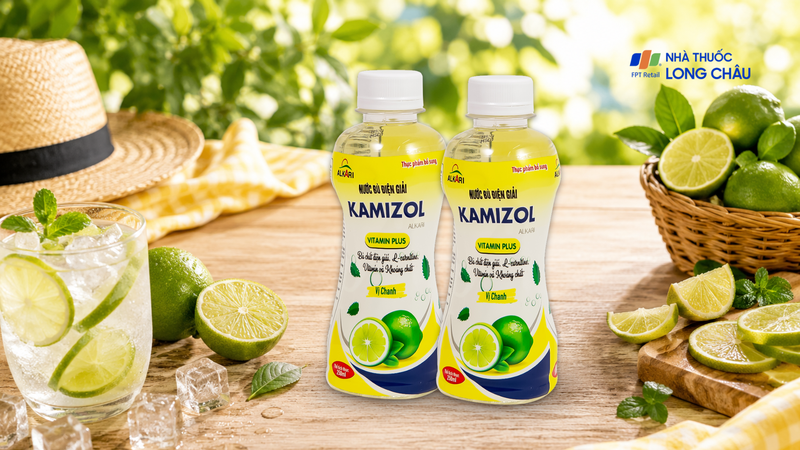 Nước bù điện giải Kamizol vị chanh