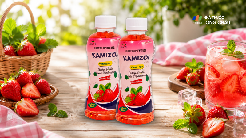 Nước bù điện giải Kamizol vị dâu
