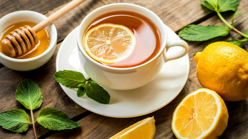 Mật ong là 1 trong 4 nguyên liệu nên pha cùng nước chanh ấm để uống mỗi sáng