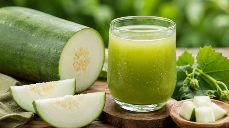 Nước ép bí đao không đường phù hợp với người đái tháo đường
