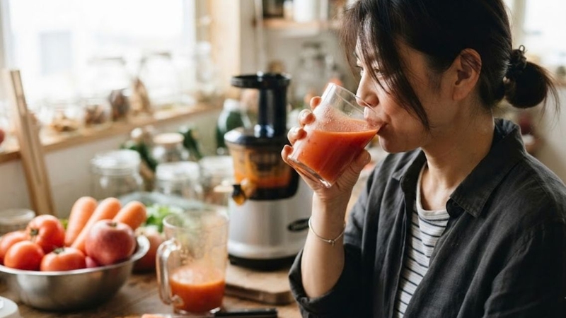 Nước ép nên được sử dụng với khẩu phần phù hợp