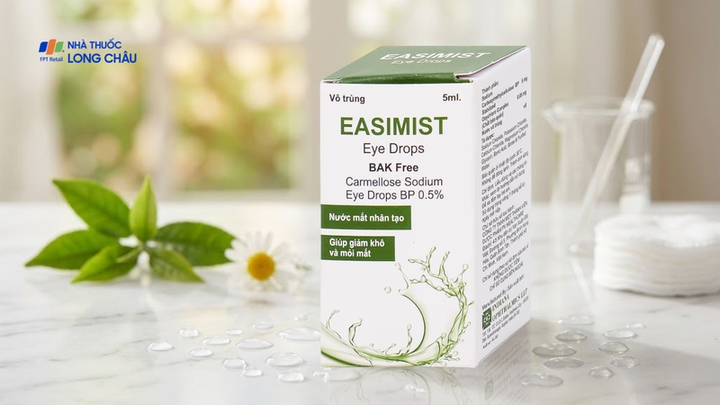 Nước mắt nhân tạo Easimist Eye Drops giảm khô mắt, mỏi mắt