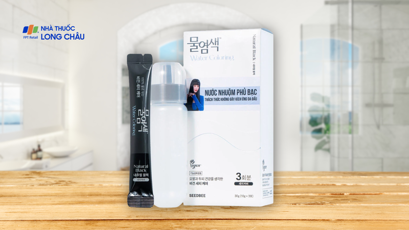 Nước nhuộm phủ bạc Seedbee Water Coloring đen tự nhiên