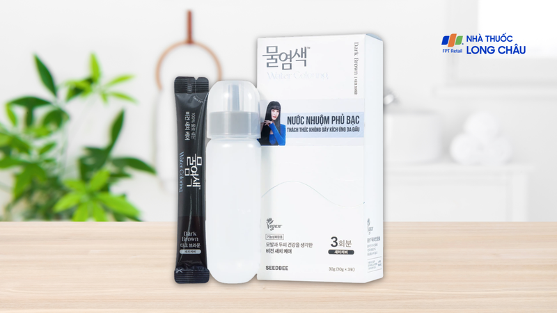 Nước nhuộm phủ bạc Seedbee Water Coloring nâu đen