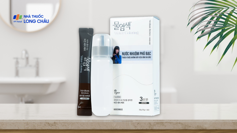 Nước nhuộm phủ bạc Seedbee Water Coloring nâu hạt dẻ
