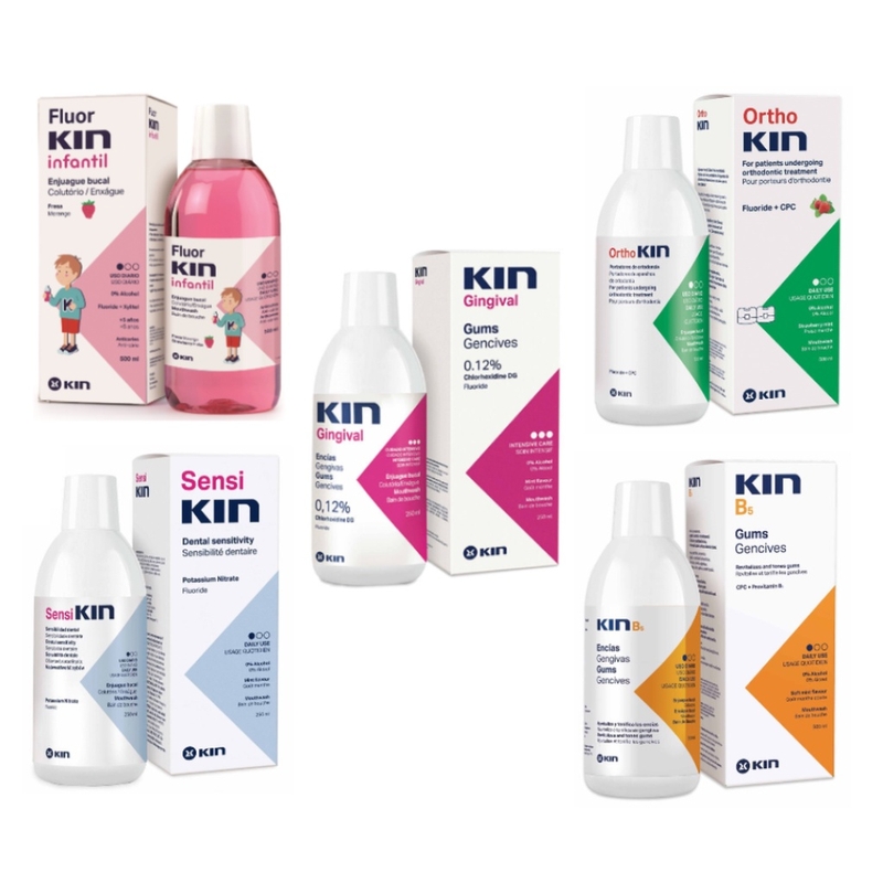 Nước súc miệng Kin giúp diệt khuẩn, đẩy lùi hôi miệng