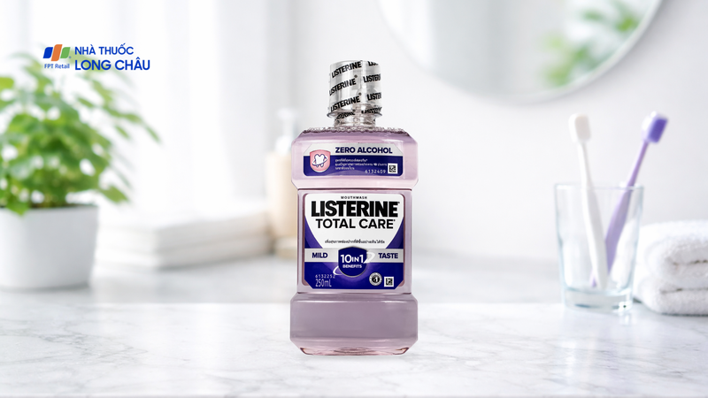 Nước súc miệng Listerine Total Care Zero Alcohol