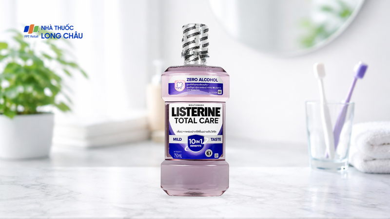 Nước súc miệng Listerine Total Care Zero Alcohol