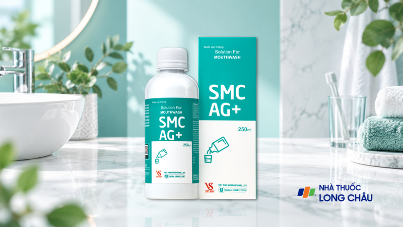 Nước súc miệng Solution For Mouthwash SMC AG+