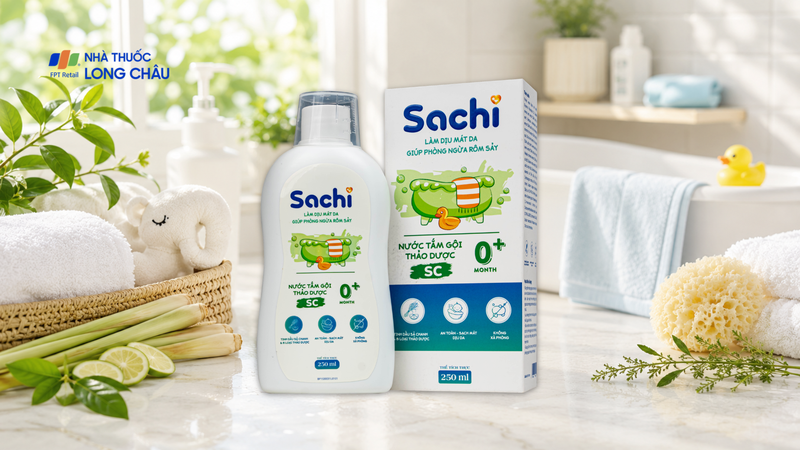 Nước tắm gội thảo dược Sachi SC