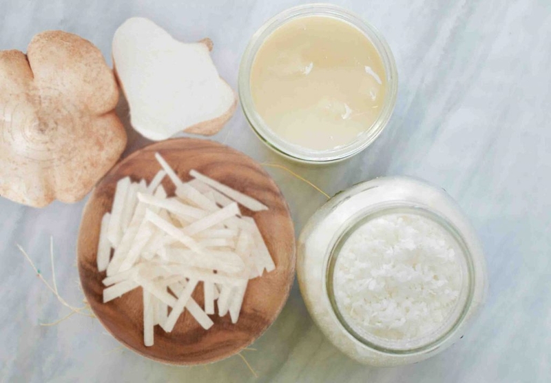 Làm nước uống giải rượu bằng củ đậu