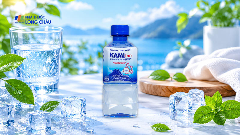 Nước uống ion kiềm KAMI ion pH9+