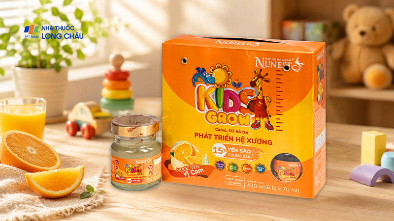 Nước yến sào cao cấp Nunest Kid Grow