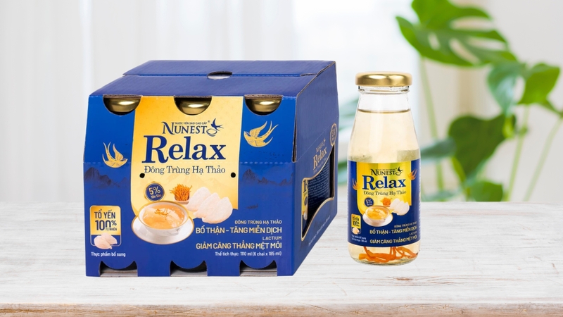 Nước yến sào cao cấp Nunest Relax đông trùng hạ thảo: Tốt cho sức khỏe! 0