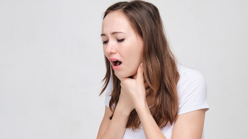 Người bệnh sẽ lập tức bị chặn đường thở, dẫn đến thiếu oxy trầm trọng