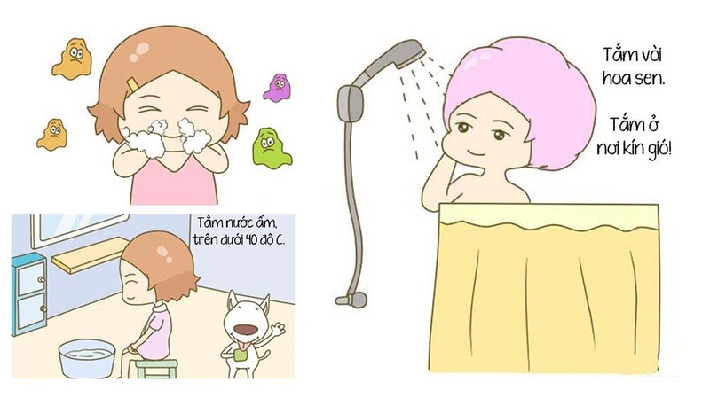 ở cữ bao nhiêu ngày thì được tắm 4