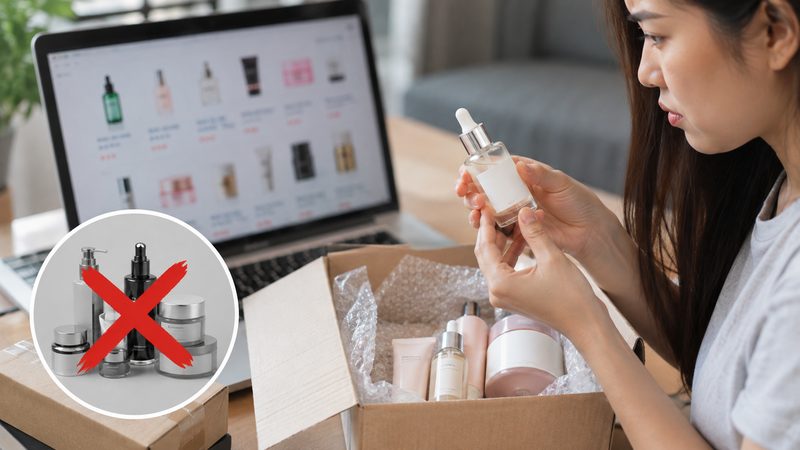 Mua mỹ phẩm online tiềm ẩn nguy cơ hàng giả và không rõ nguồn gốc