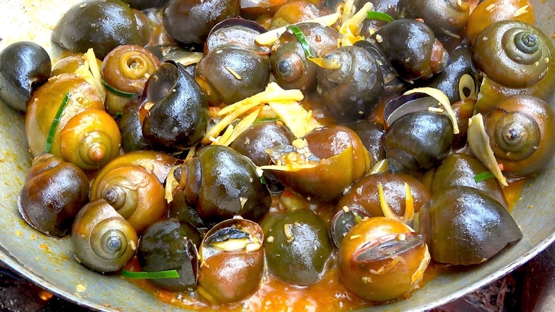 Món ốc bươu vàng thơm ngon giàu dinh dưỡng