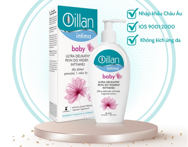 Oillan Intima Baby - Dung dịch vệ sinh cho bé tốt nhất trên thị trường