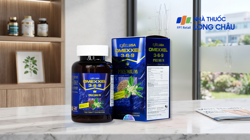 Viên uống Omexxel 3-6-9 Premium bổ sung đồng thời omega-3, omega-6 và omega-9