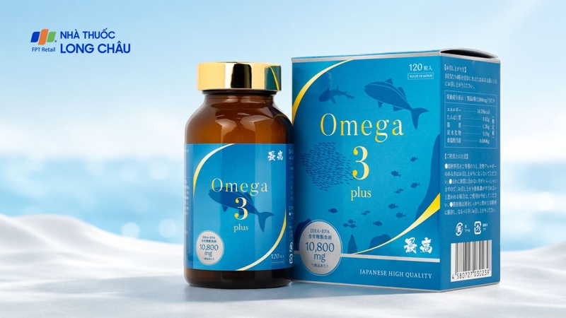 Viên uống Omega-3 PLUS Kenko hỗ trợ sức khỏe não bộ, thị lực và tim mạch