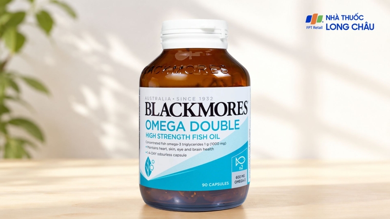 Blackmores Omega Double High Strength Fish Oil bổ sung omega cho cơ thể