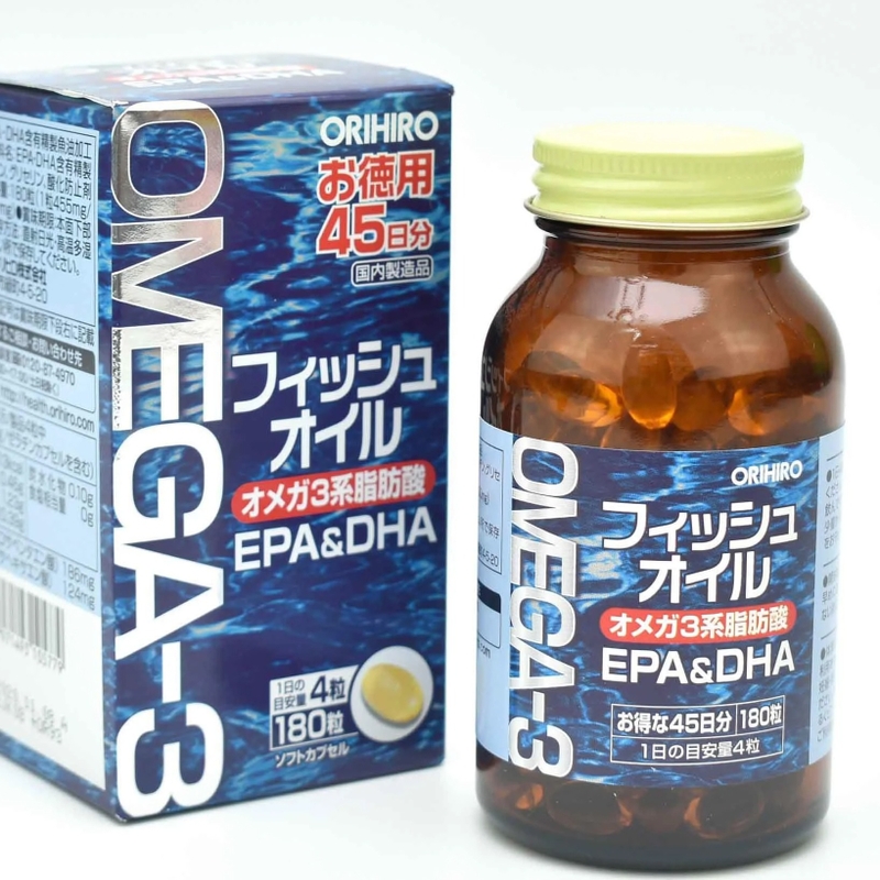 Orihiro Fish Oil - bổ sung dầu cá omega 3 tốt cho mắt và não bộ 3