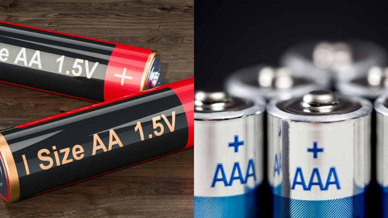 Pin AA và AAA là hai loại pin thông dụng nhất hiện nay