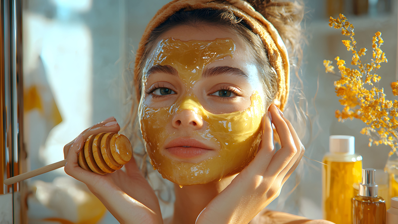 Nhờ đặc tính chống oxy hóa, phấn hoa mật ong giúp hỗ trợ da sáng khỏe