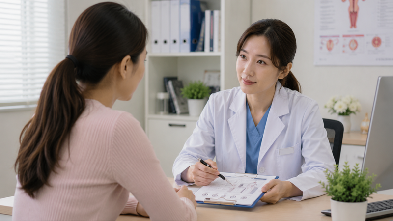 Thăm khám bác sĩ ngay khi có dấu hiệu nghi ngờ để được chẩn đoán chính xác