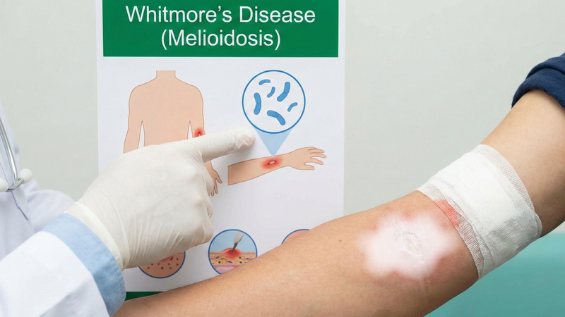 Kết quả cấy máu xác định vi khuẩn Burkholderia pseudomallei gây bệnh Whitmore