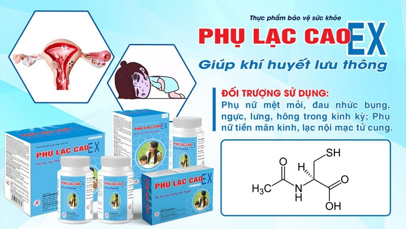 Phụ Lạc Cao Ex mua ở đâu để lưu thông khí huyết ở nữ giới? 2
