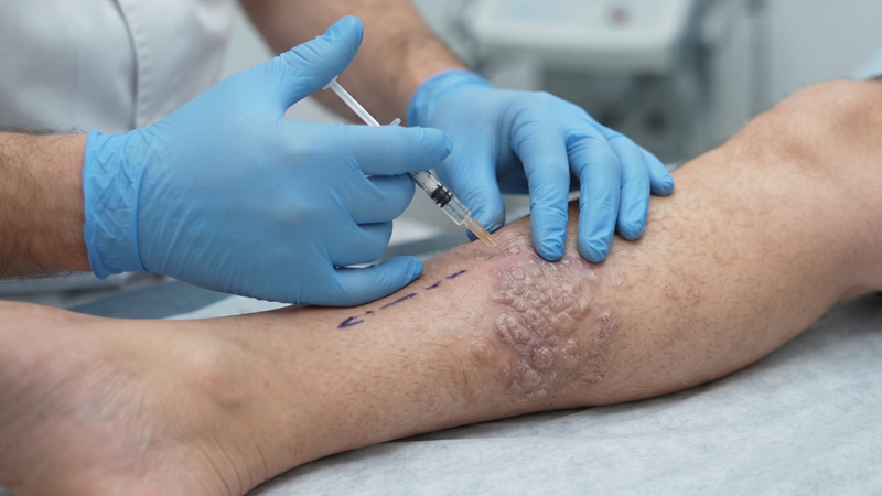 Bác sĩ có thể cân nhắc thuốc corticosteroid trong điều trị phù niêm trước xương chày