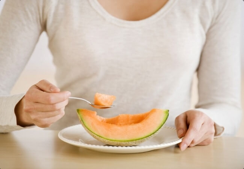 Dưa lưới giúp giảm căng thẳng lo âu