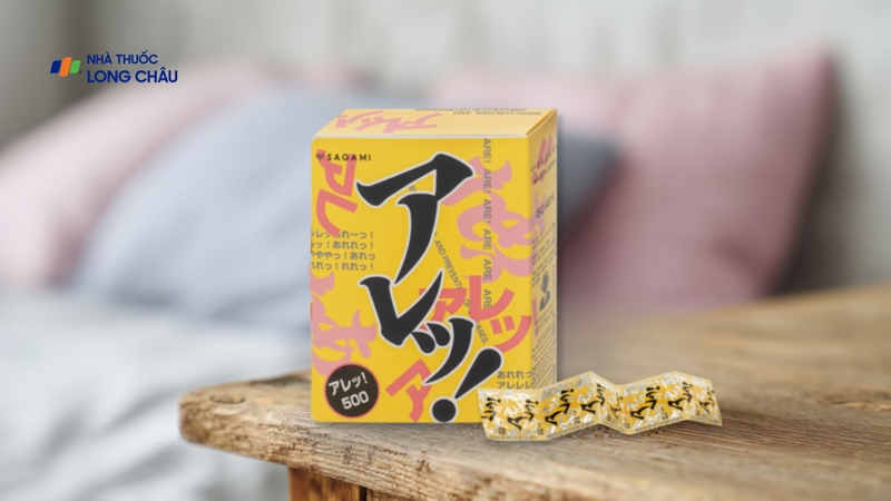 Sagami Dotty G Mint Are Are là dòng bao cao su có chấm nổi