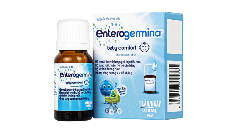 Enterogermina Baby Comfort hỗ trợ bổ sung lợi khuẩn cho hệ tiêu hóa