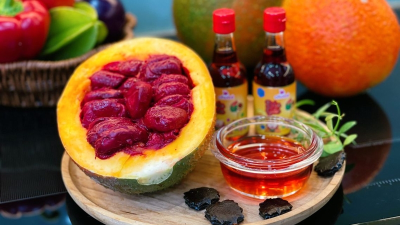 Hướng dẫn cách sử dụng dầu gấc cho bé ăn dặm an toàn, hiệu quả 1