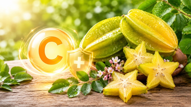 Vitamin C trong khế góp phần nâng cao sức đề kháng cho cơ thể