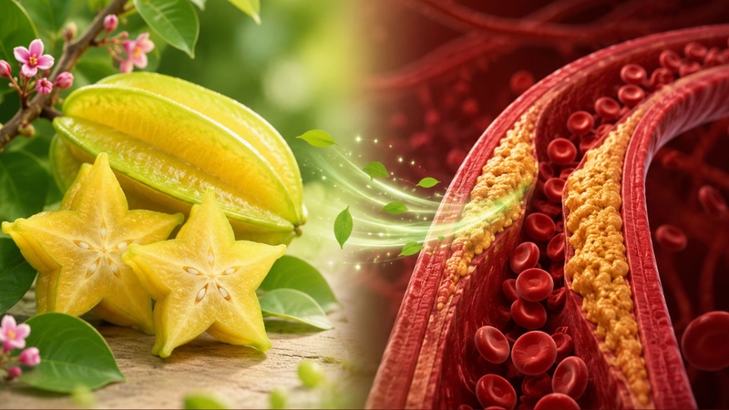 Khế có tiềm năng hỗ trợ kiểm soát mỡ máu và giảm cholesterol