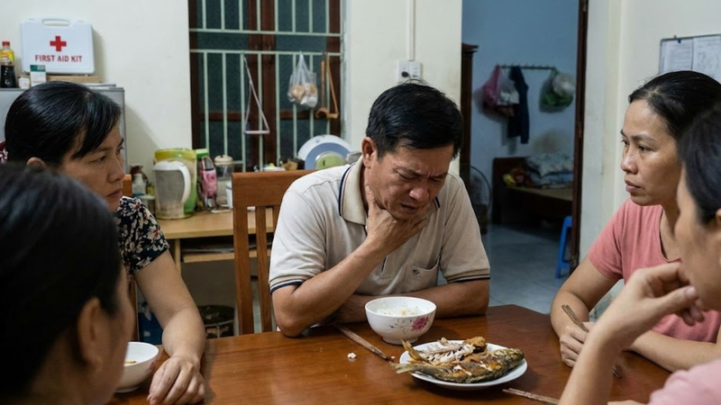 Nuốt xương cá có thể gây thủng ruột, đe dọa tính mạng nếu không xử trí kịp thời