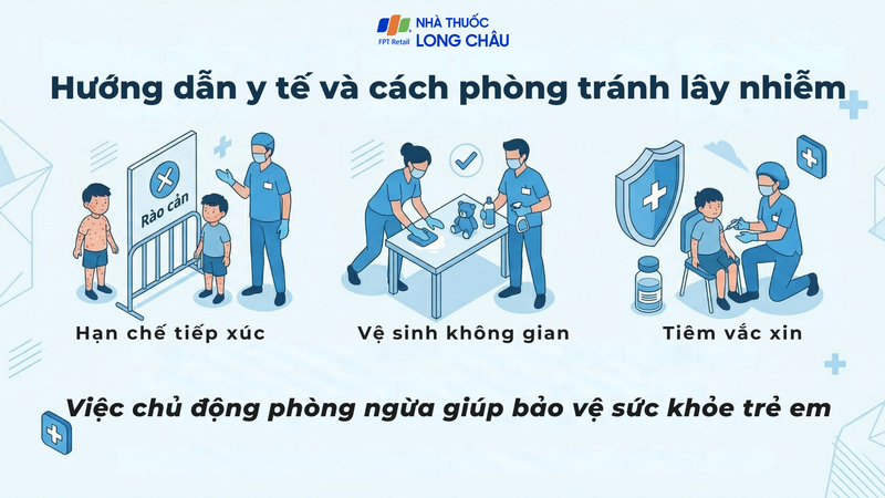 Thực hiện "3 sạch" và tiêm vắc xin để phòng ngừa biến chứng thủy đậu
