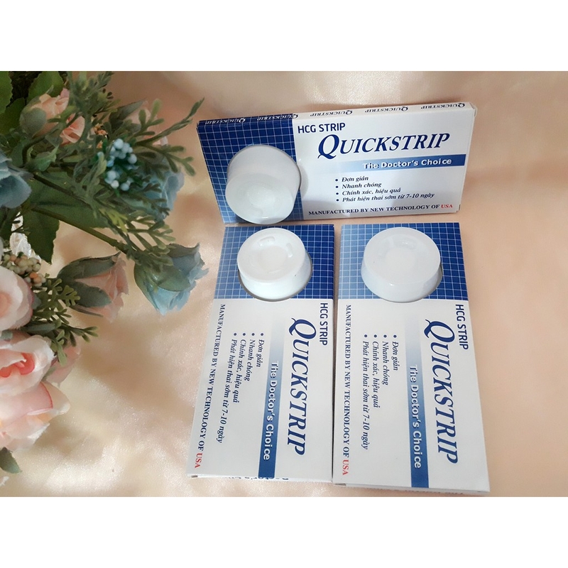 Que thử thai quickstrip có chính xác không?1