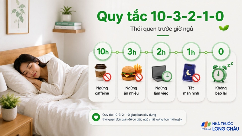 Giấc ngủ ngon là nền tảng cho một ngày mới tràn đầy năng lượng