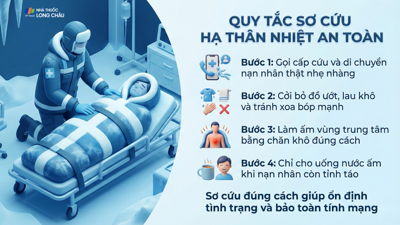 Quy tắc sơ cứu hạ thân nhiệt an toàn